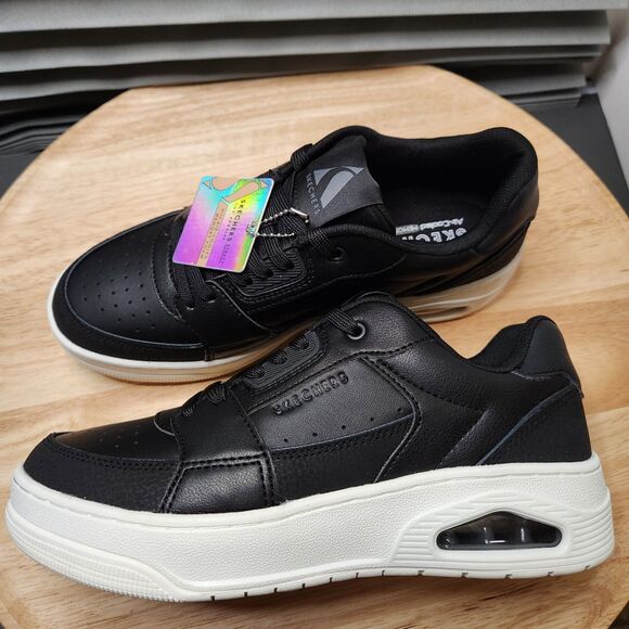 Skechers Uno Courted Sneakers – Women’s 9.5, Black - memory foam - Picture 8 of 11